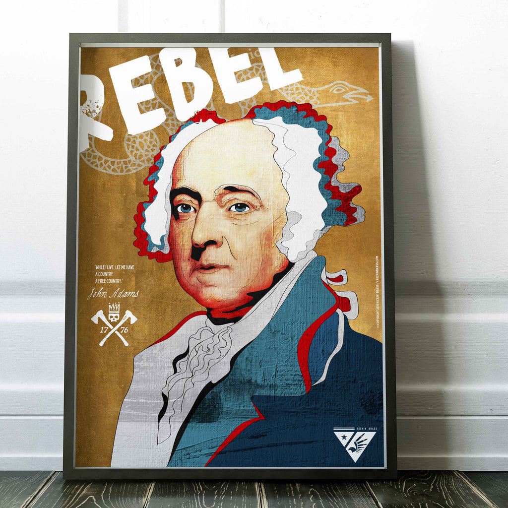 18"x24" John Adams Poster