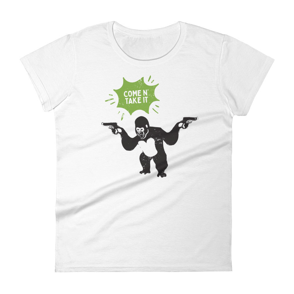 Come N' Take It - Gorilla - Women's Short Sleeve T-Shirt