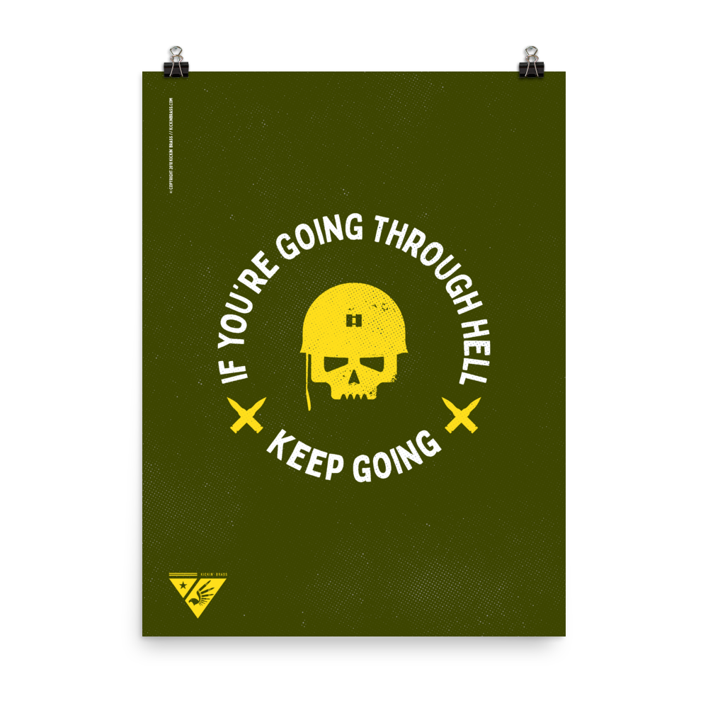 18"x24" Keep Going Poster