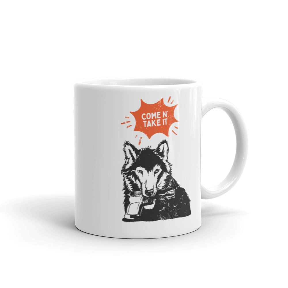 Come N' Take It - Wolf Coffee Mug