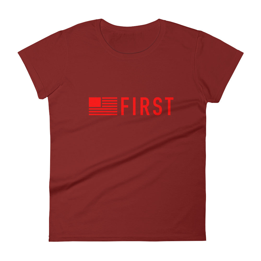 America First Women's Short Sleeve T-Shirt