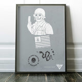 18"x24" Tribute To Veterans Poster