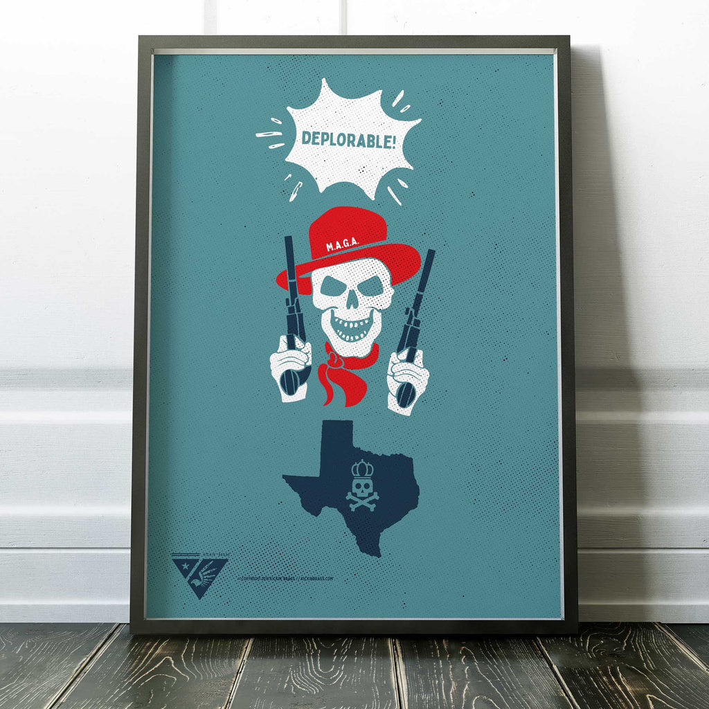18"x24" Texas Deplorable Poster