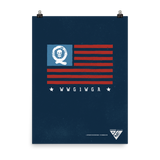 18"x24" Q Flag Poster