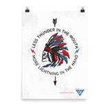 18"x24" Apache Wisdom Poster