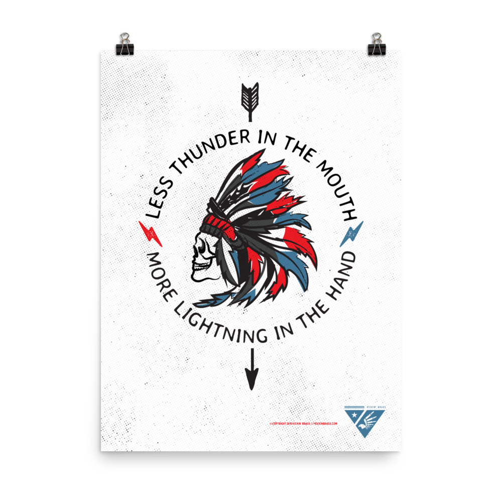 18"x24" Apache Wisdom Poster
