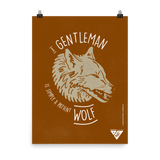 18"x24" Gentleman Poster
