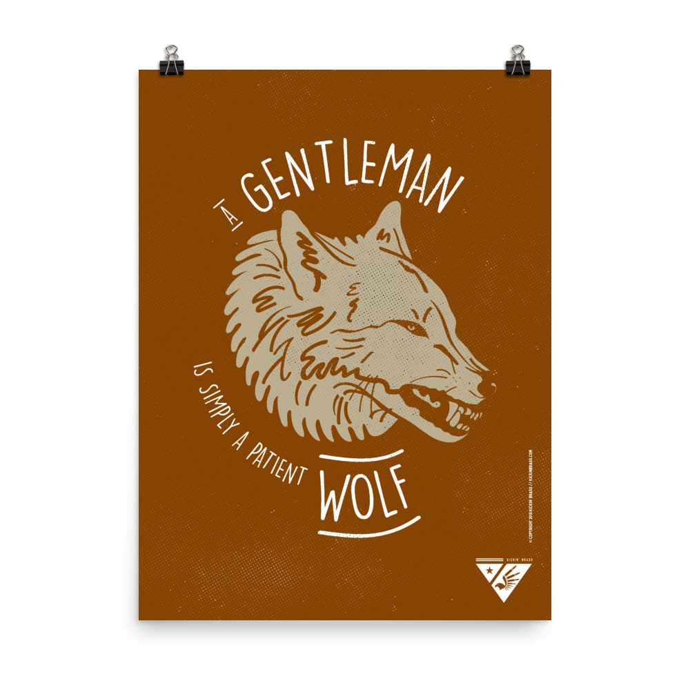 18"x24" Gentleman Poster
