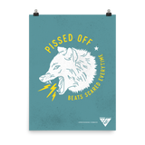 18"x24" Pissed Off Poster