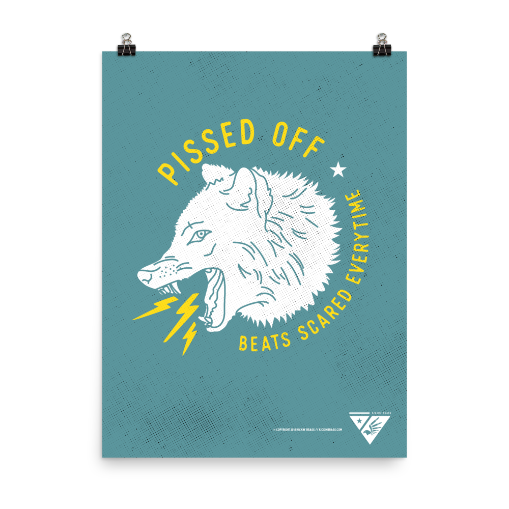 18"x24" Pissed Off Poster