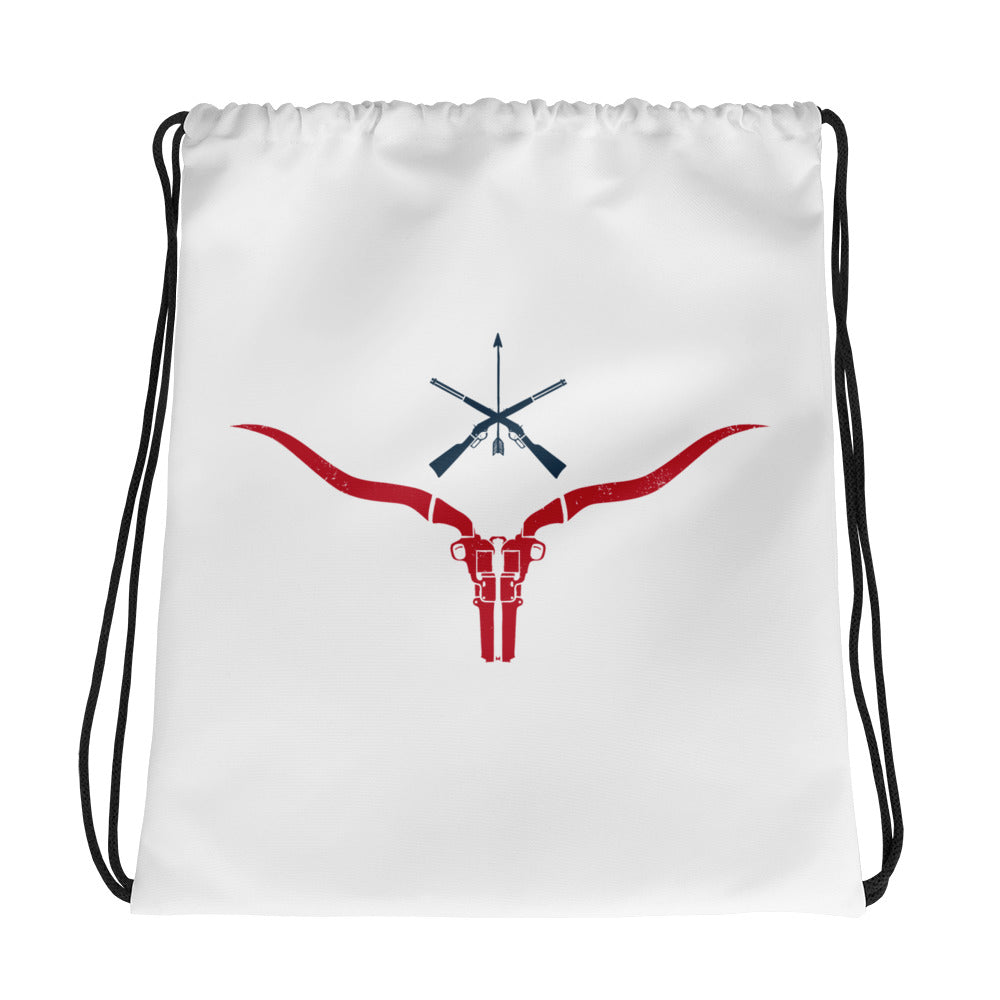 Texas Longhorn Drawstring bag
