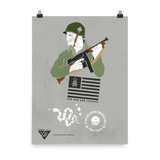 18"x24" Tribute To Veterans Poster