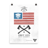 18"x24" Obey God Poster