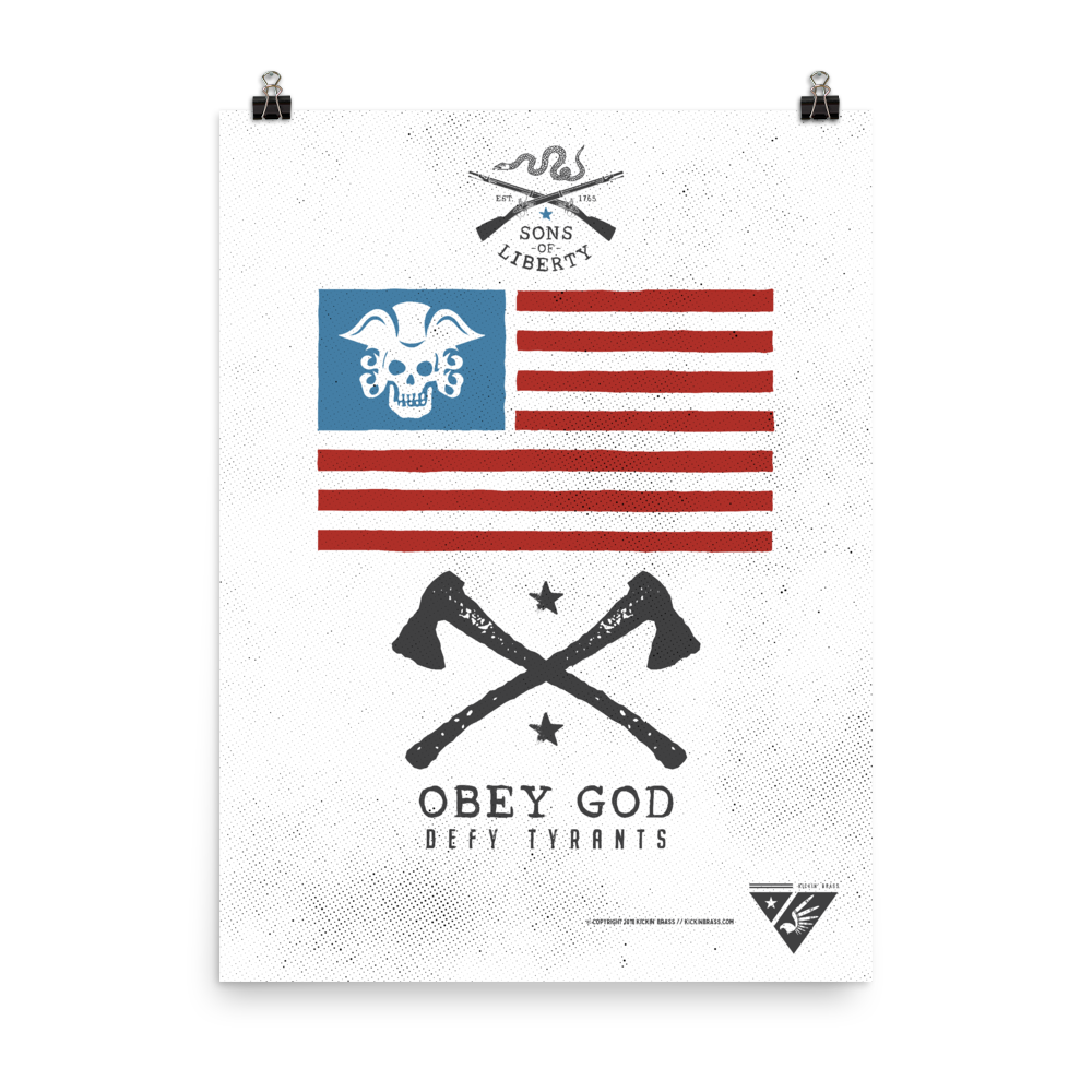 18"x24" Obey God Poster