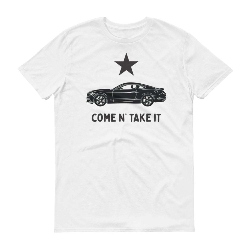 Gonzales Flag Mustang Short-Sleeve T-Shirt