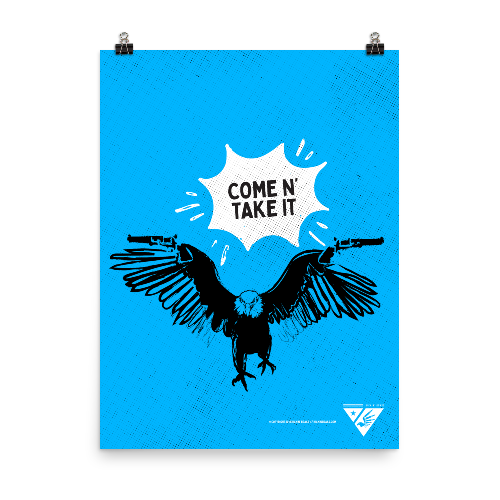 18"x24" Armed Eagle Poster