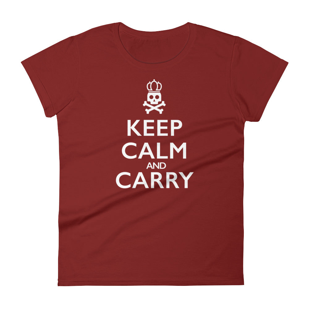 Keep Calm and Carry Women's Short Sleeve T-Shirt