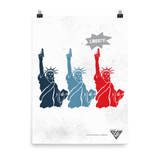 18"x24" Red & Blue Liberty Poster