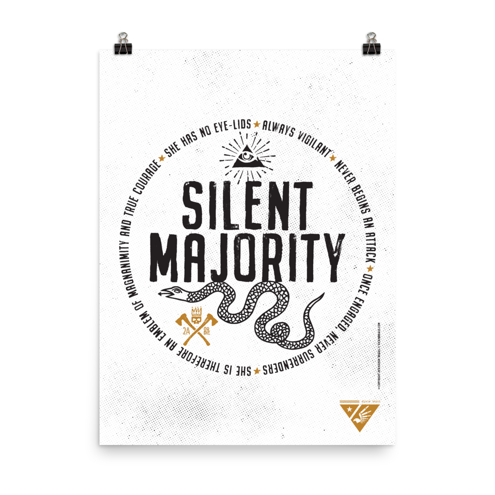 18"x24" Silent Majority Poster