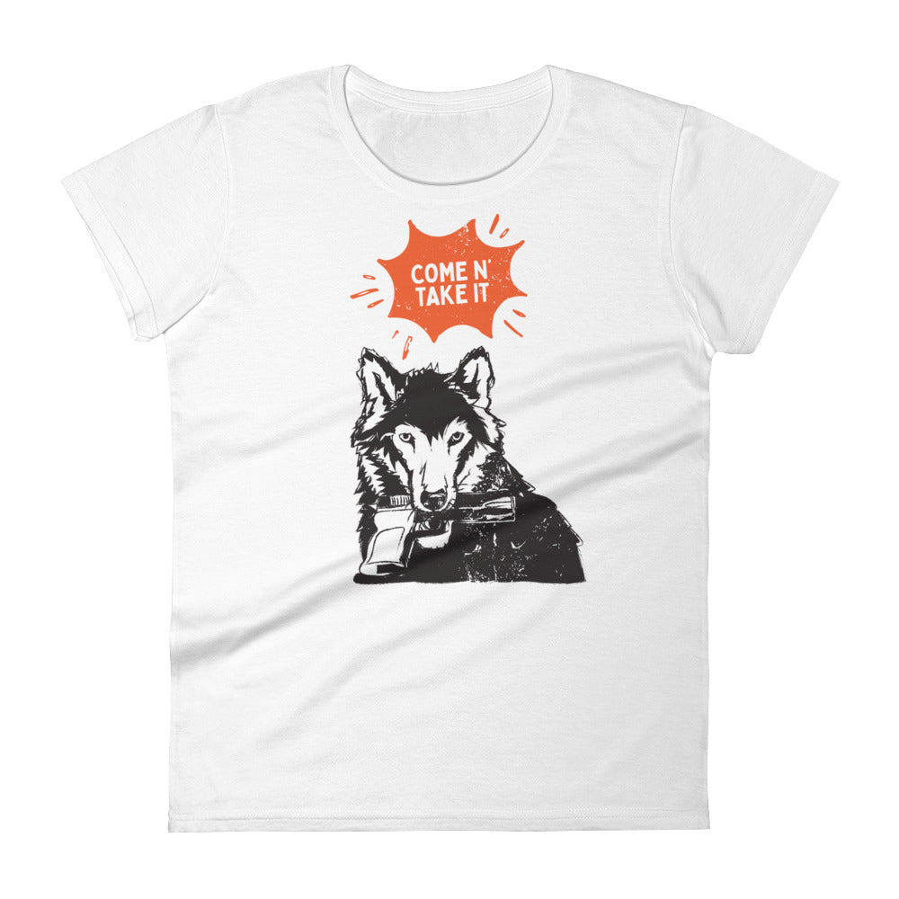Come N' Take It - Wolf - Women's Short Sleeve T-Shirt