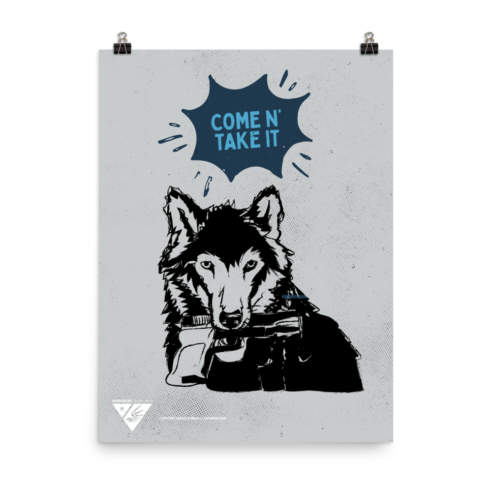 18"x24" Wolf Poster