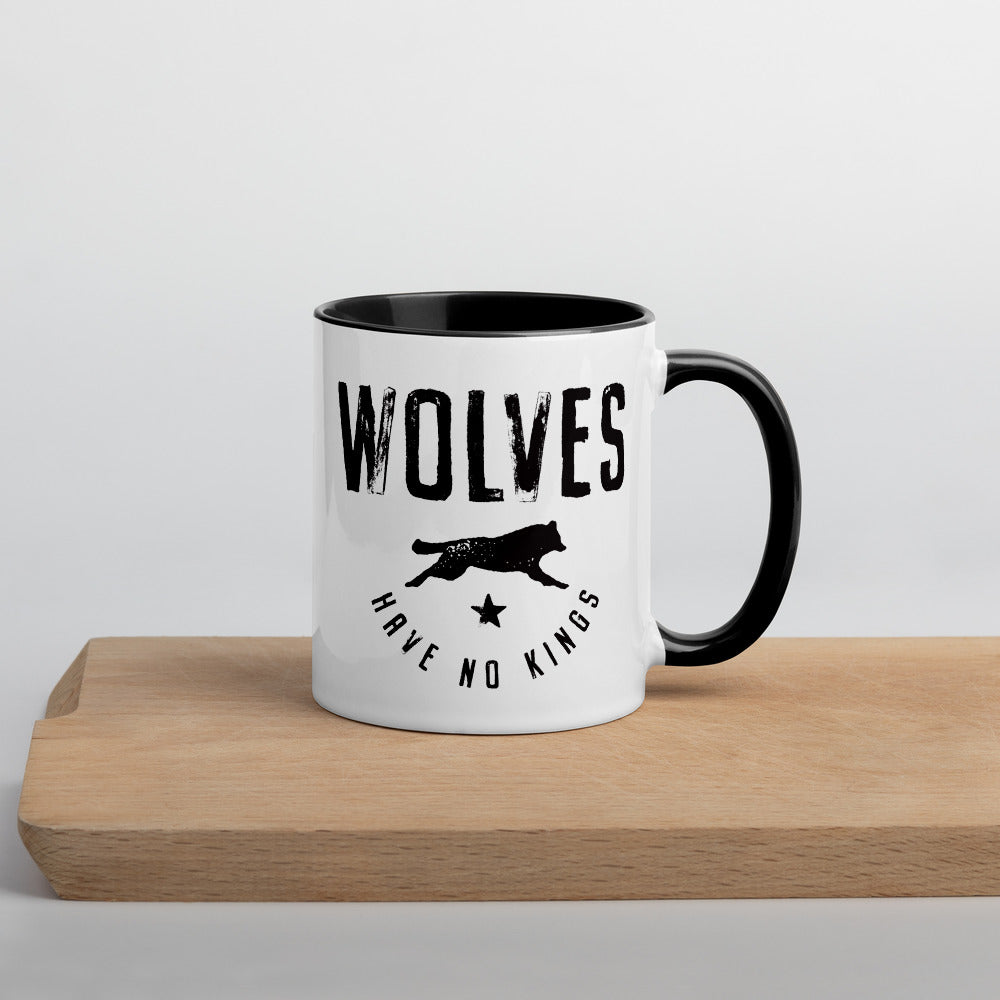Wolves Mug with Color Inside