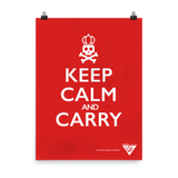 18"x24" Keep Calm and Carry Poster