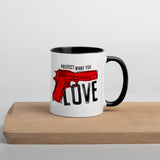 Love Mug with Color Inside