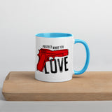 Love Mug with Color Inside