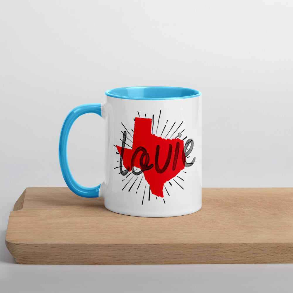 Texas Lovie Mug with Color Inside
