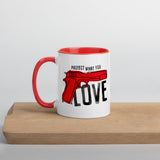 Love Mug with Color Inside
