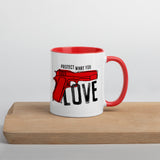 Love Mug with Color Inside