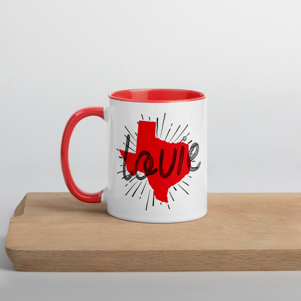 Texas Lovie Mug with Color Inside